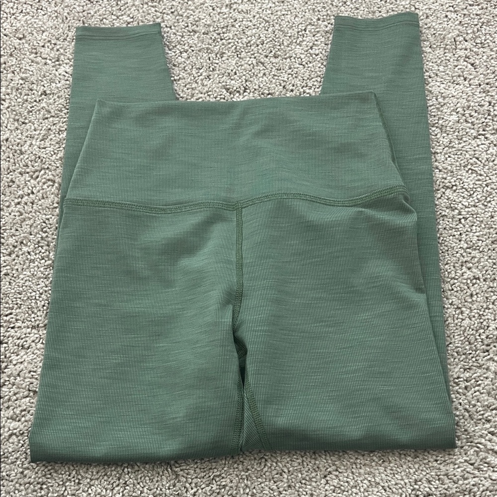 Beyond Yoga Ribbed Green High-Waisted Leggings💚 - Picture 4 of 4
